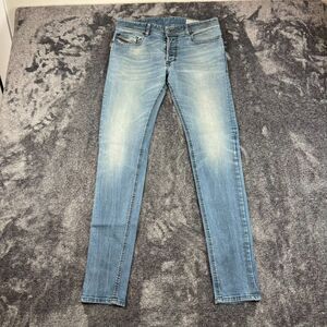 Diesel Men’s Skinny Jeans Faded Blue Wash